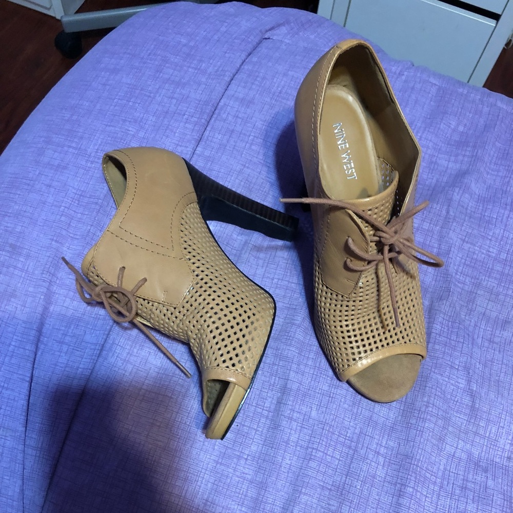 Mine west heels. Worn once .